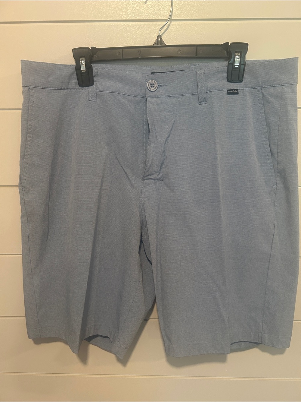 Travis Mathew Light Blue Flat Front Men's Shorts